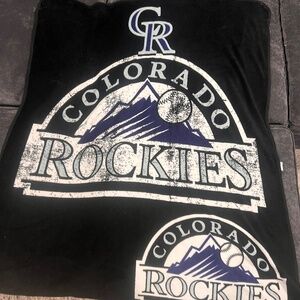 Colorado Rockies Fleece throw